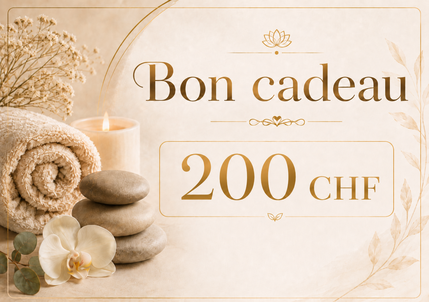 Bon cadeaux 200 CHF